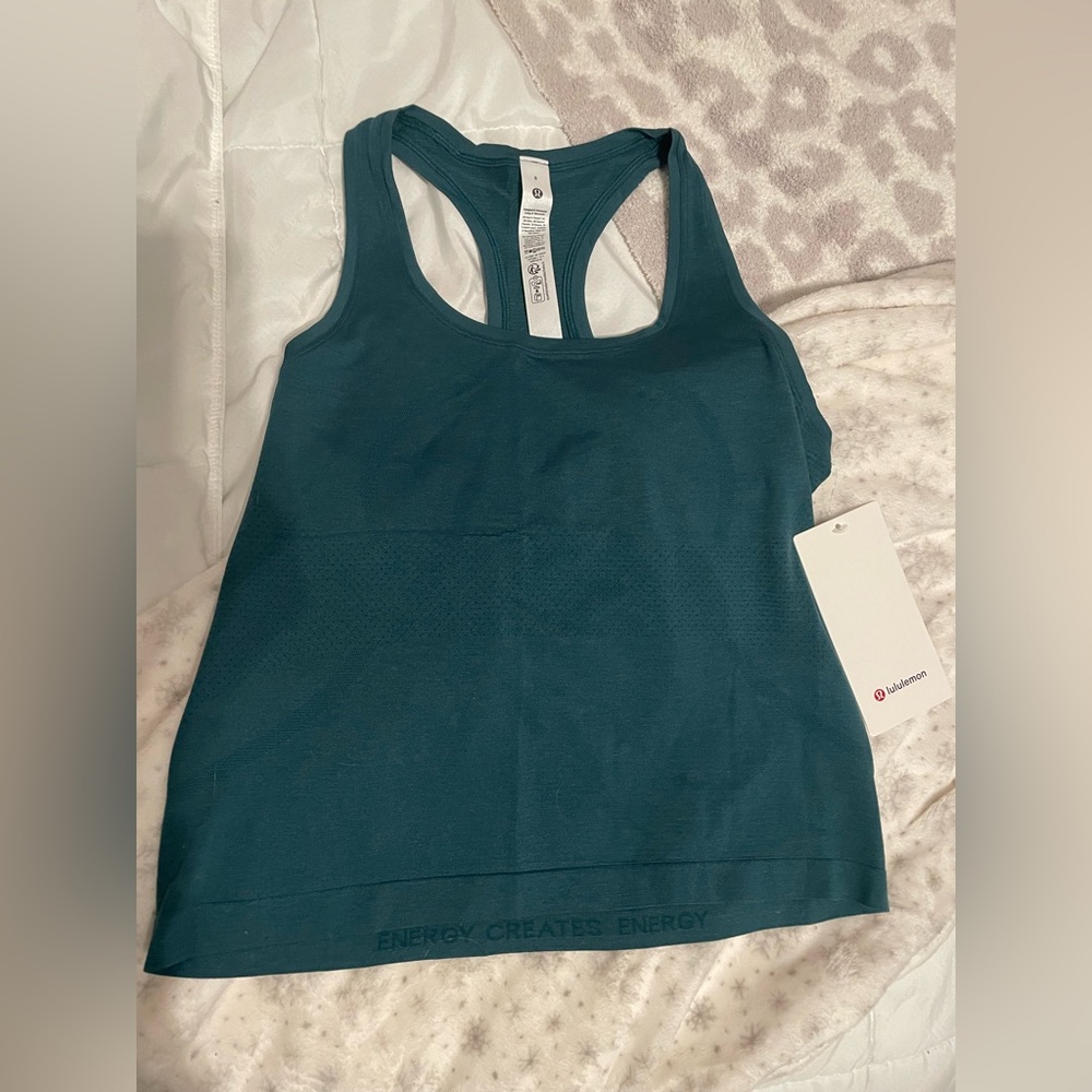 Swiftly Tec *waist length* Storm Teal (dark green) NWT